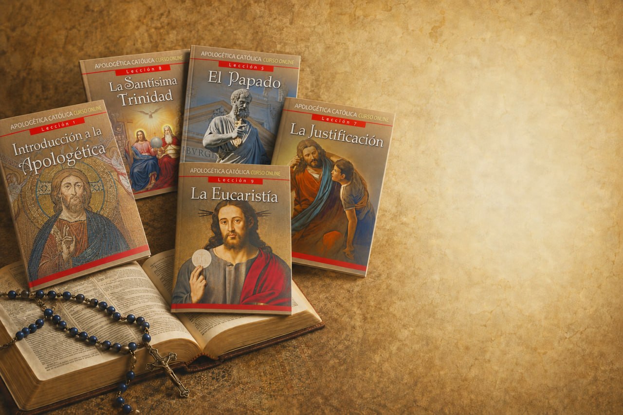 Portadas de lecciones del Curso Online de Apologética Católica